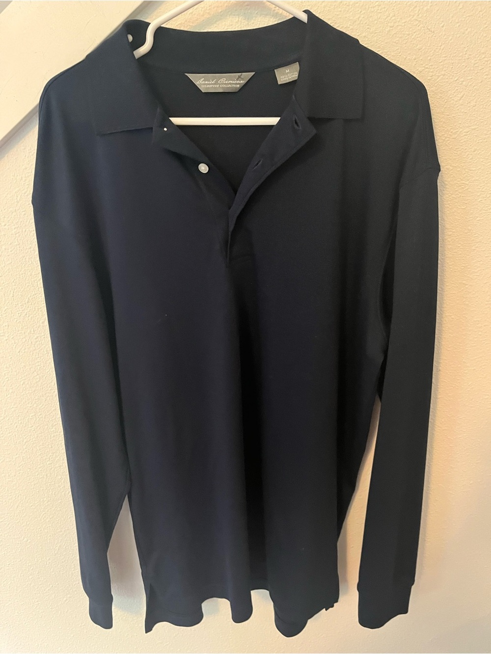 Daniel Cremieux Long-Sleeve Polo in Navy